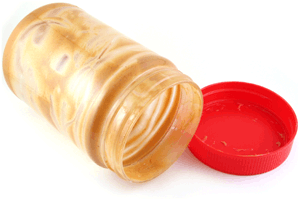 Empty Jar of Peanut Butter