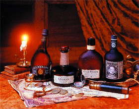 Rum Bottles