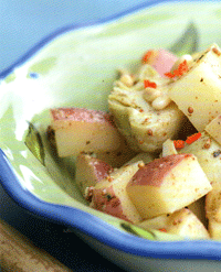 Chile Artichoke Heart, Potato & Pine Nut Salad