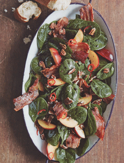 Bacon & Nectarine Salad