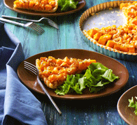 Braised Garlic-Squash Tart