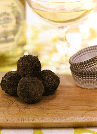 Easy Champagne Chocolate Truffles