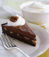 Chocolate Pecan Turtle Tart