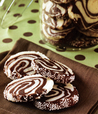 Chocolate-Vanilla Swirl Cookies