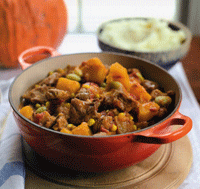 Harvest Pork Stew with Pumpkin