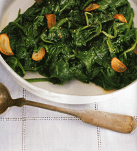 Sautéed Spinach with Garlic