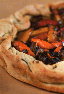 Tart with Peppers and Mushrooms Recipe